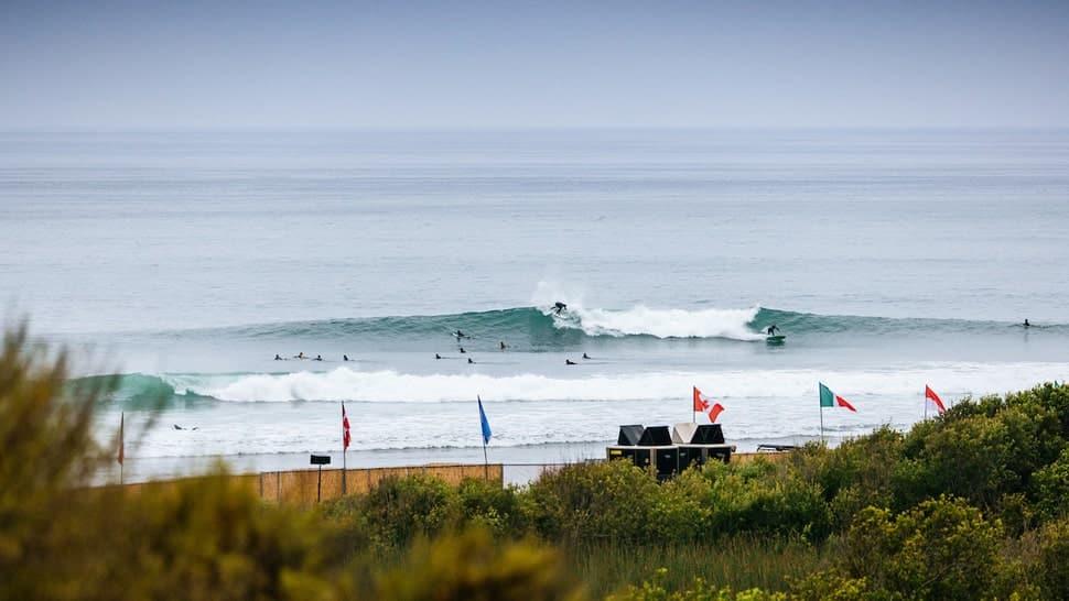 Lineup beim Lexus Trestles Pro