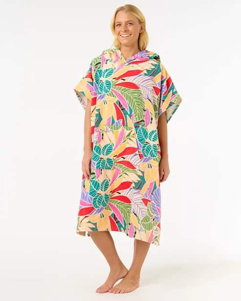 Rip Curl Mixed Kapuzen Poncho Dark Chocolate