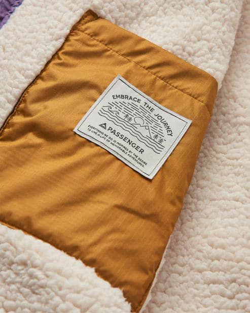 Passenger Waves Surf-Poncho Sherpa-Fleece-Futter