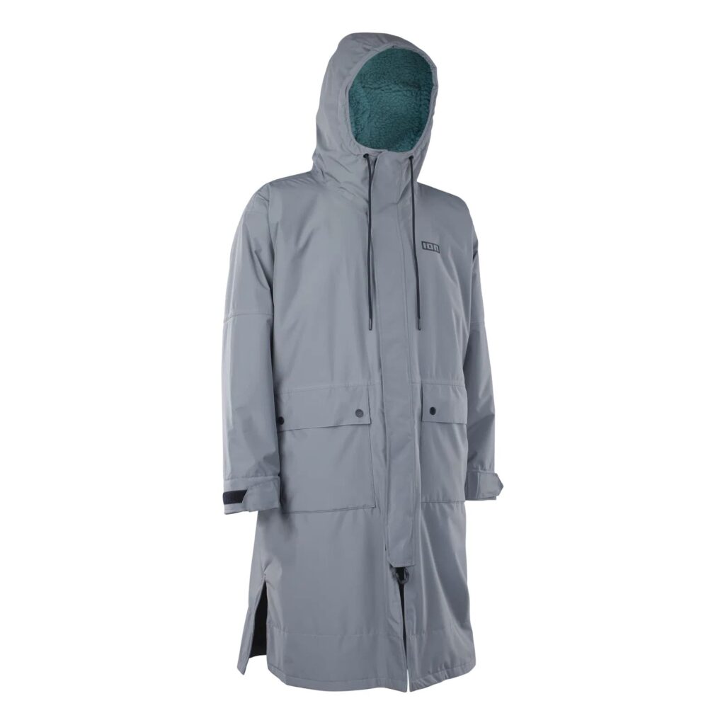 ION Storm Coat - sage grey vorne