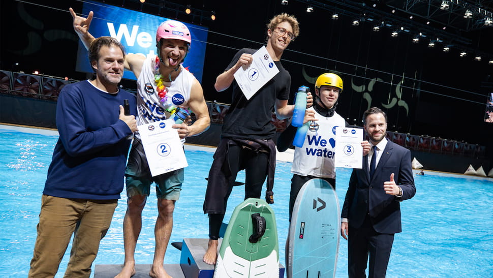 GWA Wingfoil World Cup boot Düsseldorf 2026: Alle Highlights und Videos im Überblick